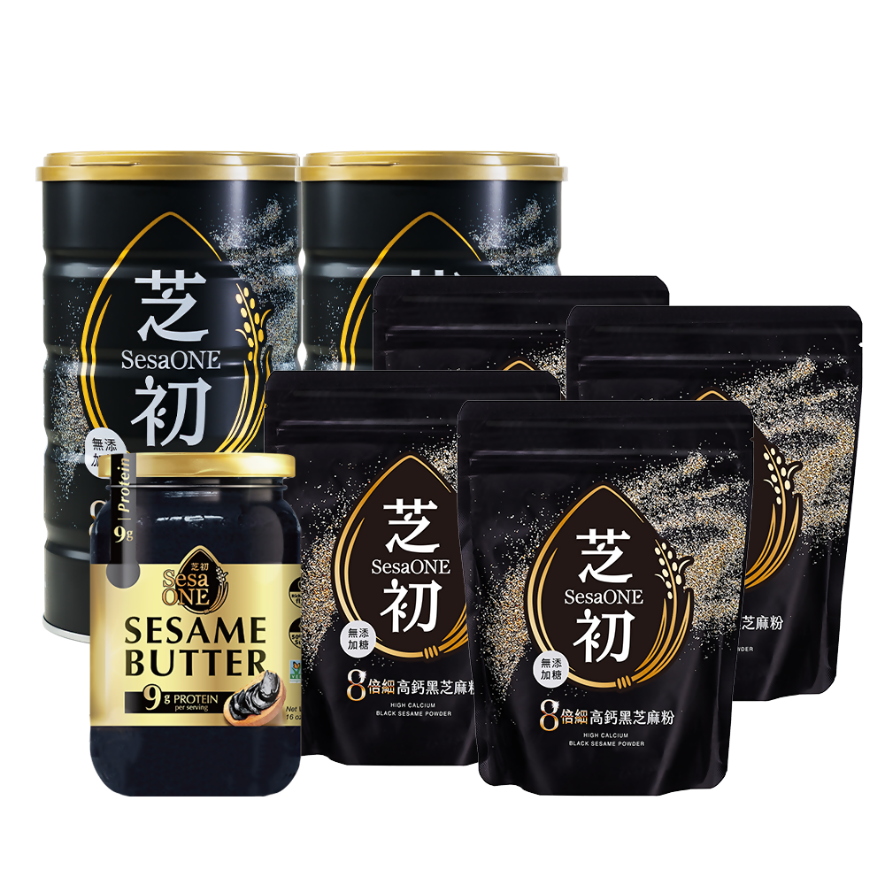 芝初高鈣黑芝麻套組